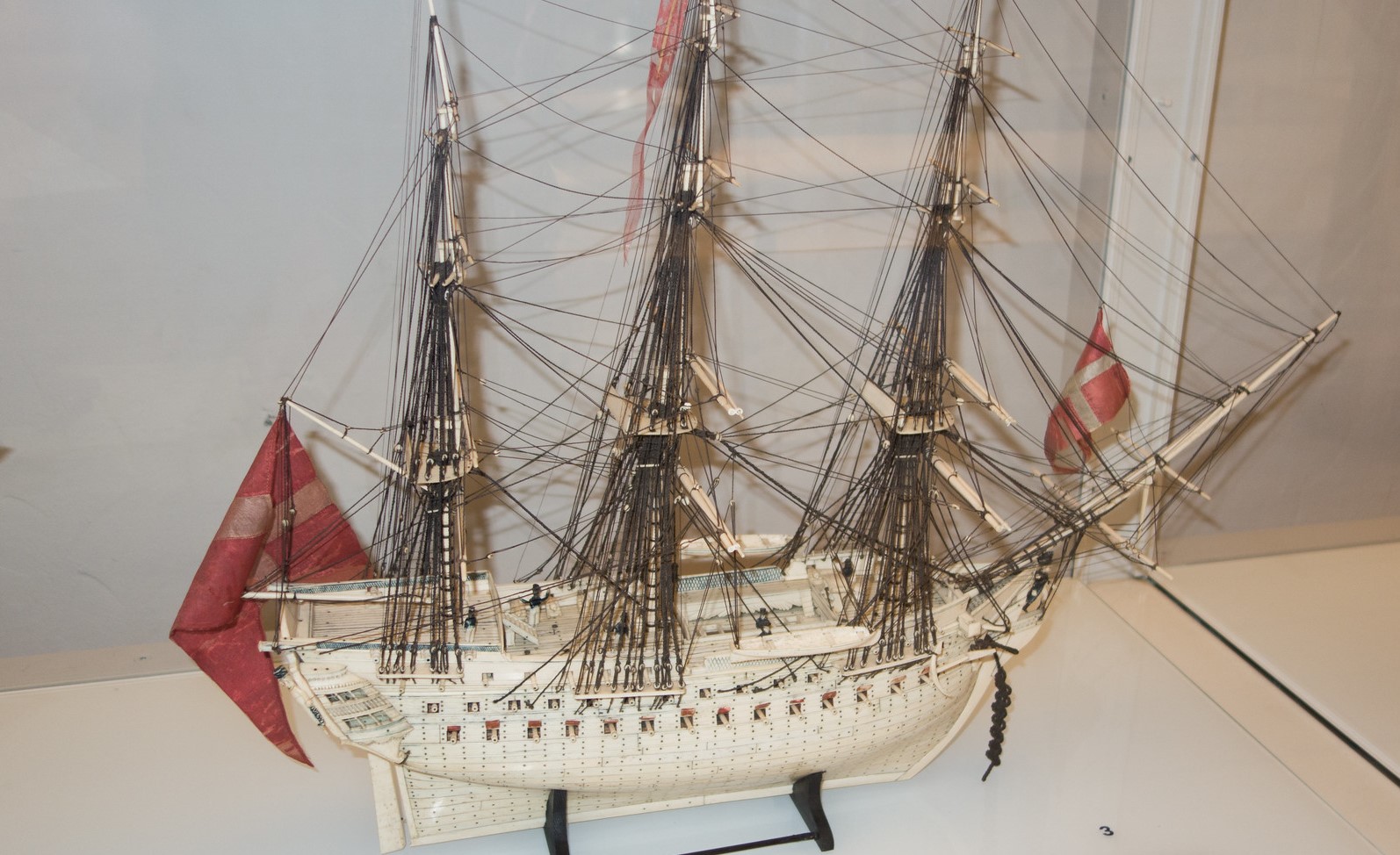 Ships made up of human bones