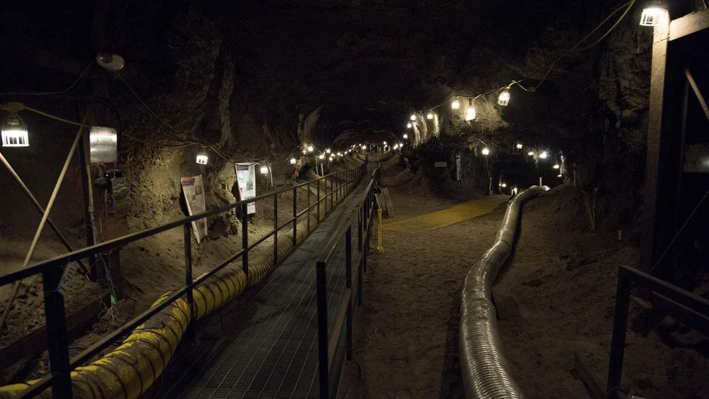 The frozen tunnel that can take you back in time